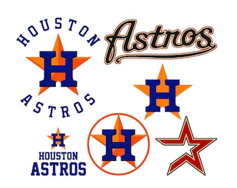 Houston Astros Cut Files, Houston Astros SVG Files, Houston Astro SVG Cutting Files, Houston Astros Cuttable SVG File, Instant Download