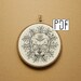 PDF pattern - Black and White Tropical Skull with Eye detail Hand Embroidery Pattern (PDF modern hand embroidery pattern)