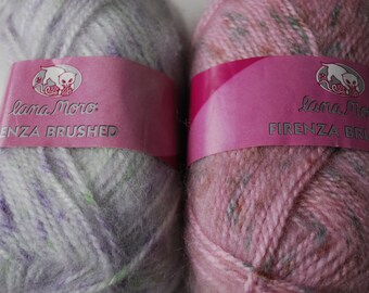 2 skeins Lana moro Firenza Brushed