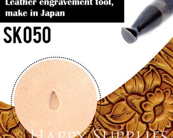 1pcs Leather Carving for Leather Craft, DIY Leather Craft Stamp for Hand Stamping Custom Steel Seal,Steel Leather Engrave Tool (SKB050)