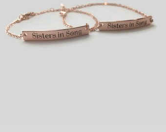 Skinny Bar bracelet engraved bracelet custom name bracelet initial bracelet date bracelet gift for her personalised jewelry gift