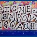 Mosaic Tile 7 Sets Mini ALPHABETS BLACK 182 mosaic Tiles