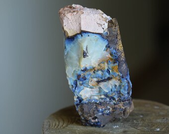 Boulder Opal Mineral Specimen-Rough Specimen-Australian Opal-Raw Opal-Rare Opal-Blue Opal-Thick Opal-Large