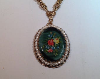 West Germany Flower Necklace