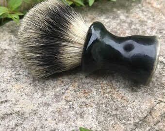 Handmade Men's Pure Badger Knot Pottery Handle Shave Brush