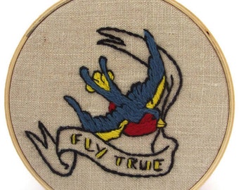 Traditional embroidery kit "Swallow"