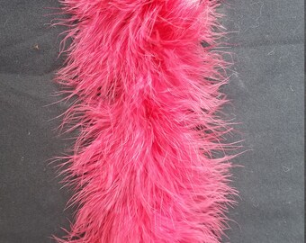 Burgundy Marabou Feather Boa