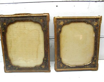 Antique Picture Frame Set - Victorian Picture Frames - Vintage Picture Frames - Antique Frames - Review All Images - Shabby Frames