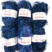 Discontinued Yarn Moda Dea Kickx Italy 6 skeins 50gr 68 yards each Blue Karma Stellar Variegated Fluffy Soft Knitting Crochet Craft