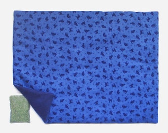 X Large Catnip Mat plus Catnip Cats and Paws Refillable Reversible
