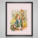 Peter Rabbit- Beatrix Potter watercolor illustration cross stitch pattern - instant PDF download