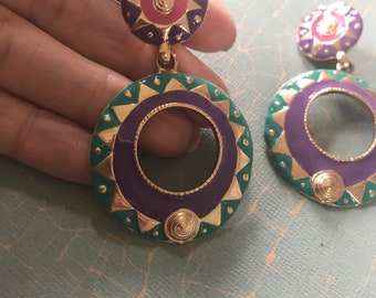 Vintage 80's Clip-on Earrings