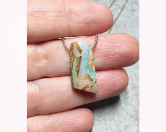 Boulder Opal Pendant. Mother's Day Gift. Natural Opal. Opal Necklace. Bridesmaid gift. Opal Jewelry. Boulder Opal. Boulder Opal Necklace.