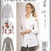 McCalls 7546 new uncut size 6 - 14 womans blouse