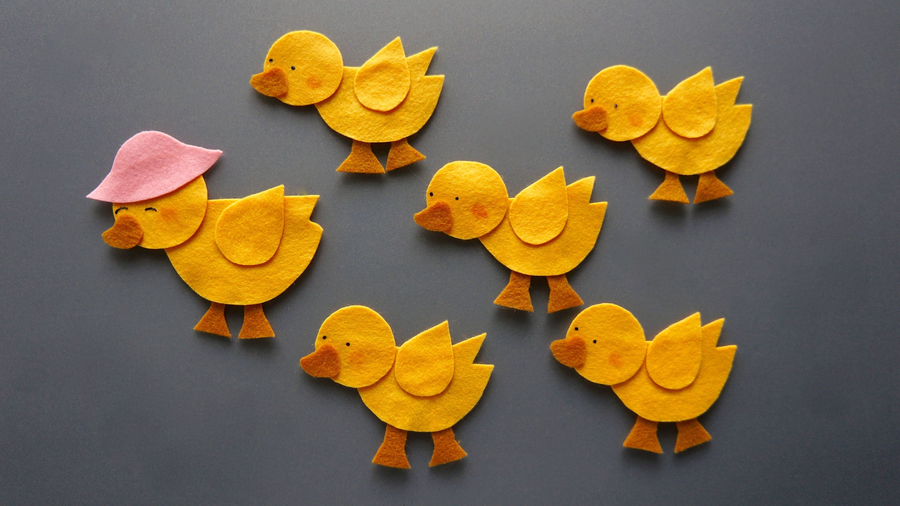 Five Little Ducks Felt Set