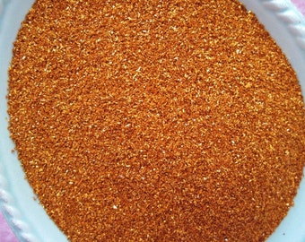 German Glass Glitter - Pumpkin Orange - 90 Grit - 1 ounce