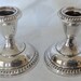 pair of Empire stetling silver candlesticks wrighted #46