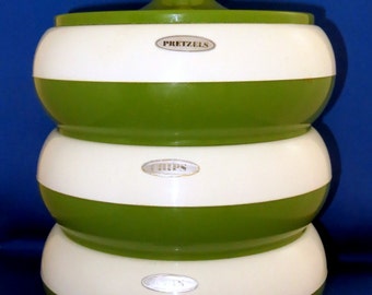 Vintage Stacking Snack Server