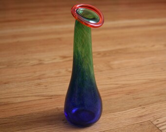 Baby Bulb Vase in Green, Blue, Orange