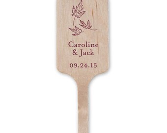 Fall Leaves Drink Stir Sticks