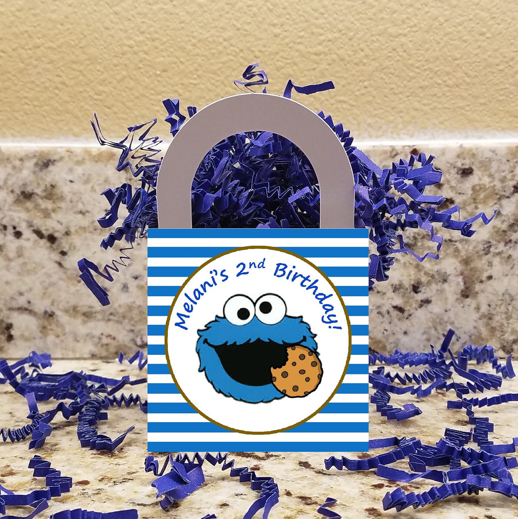 Cookie Monster Treat Boxes Cookie Monster Popcorn Boxes