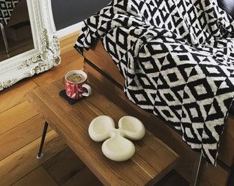 Custom Made Solid Oak Side Tables