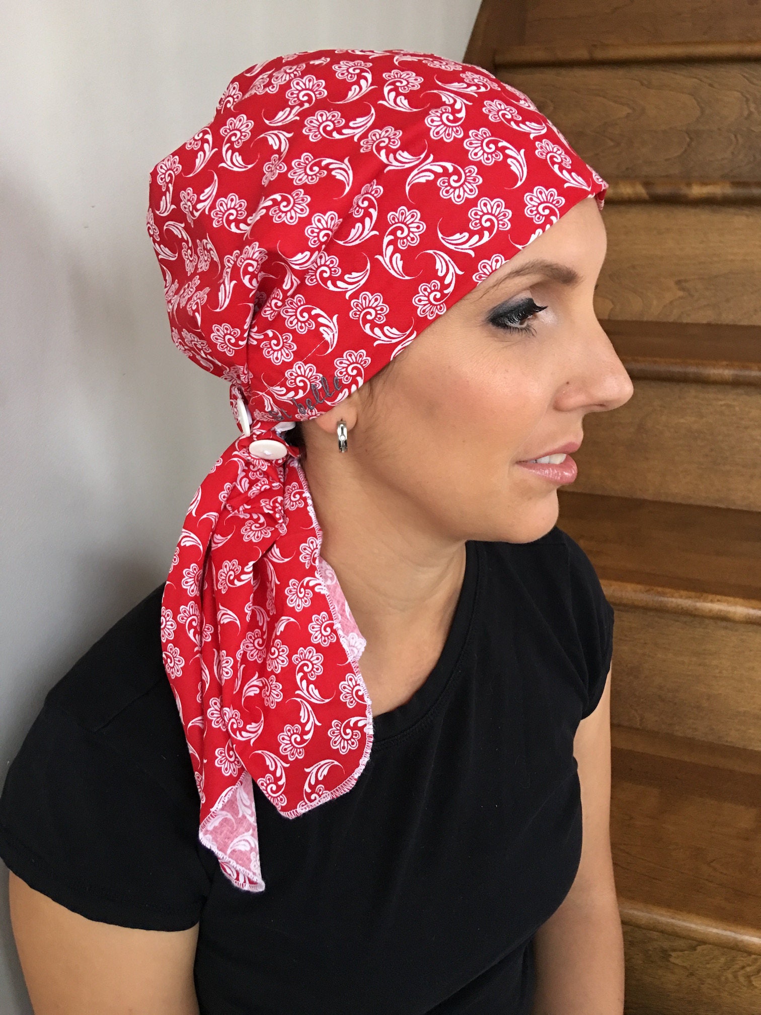 Scarves for women who have lost their hair Scarves for women who have lost their hair