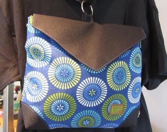 Convertible backpack, purse, handbag, crossover bag, messenger