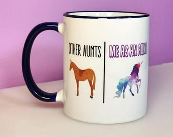 Aunt Mug | Unicorn Aunt | Funny Aunt Gift | Aunt Gift | Funny Mugs | New Aunt Gift | Unicorn Aunt Mug | Aunt Birthday Gift | Unicorn Mug