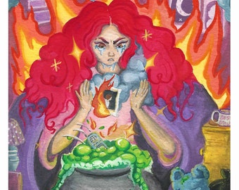 Burn the boy! - A4 Print