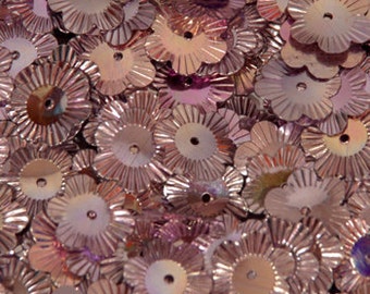 100 sequins METALLIC/Flowers/KBSF415