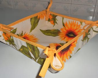 Storage basket or low-fabric bread box