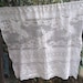 Vintage White French Floral Net Lace Curtain Flower Basket Wide Filet Panel Cotton Made Romantic Wedding Lace Panel #sophieladydeparis