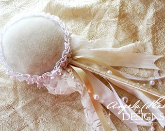 Shabby Chic Powder Puff Wand