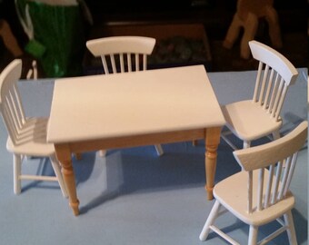 1:12 miniature dining room furniture