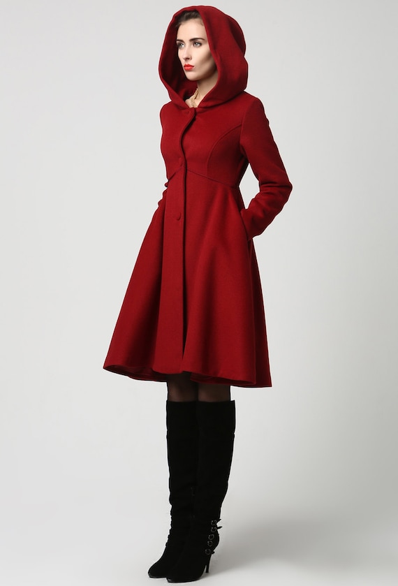 red coat dresses