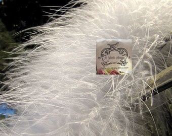 Eggshell White Marabou Boa Feathers