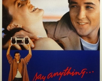 Say Anything 27x40 Movie Poster 1989 John Cusack