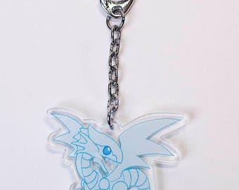 Yugioh Classics Blue Eyes White Dragon Yugioh Glass Pendant