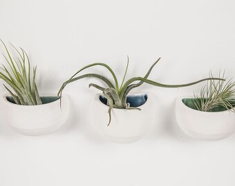 Set of Three Large Wall Pockets