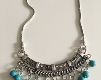 Boho necklace, gypsy necklace, tribal necklace, bohemian jewelry