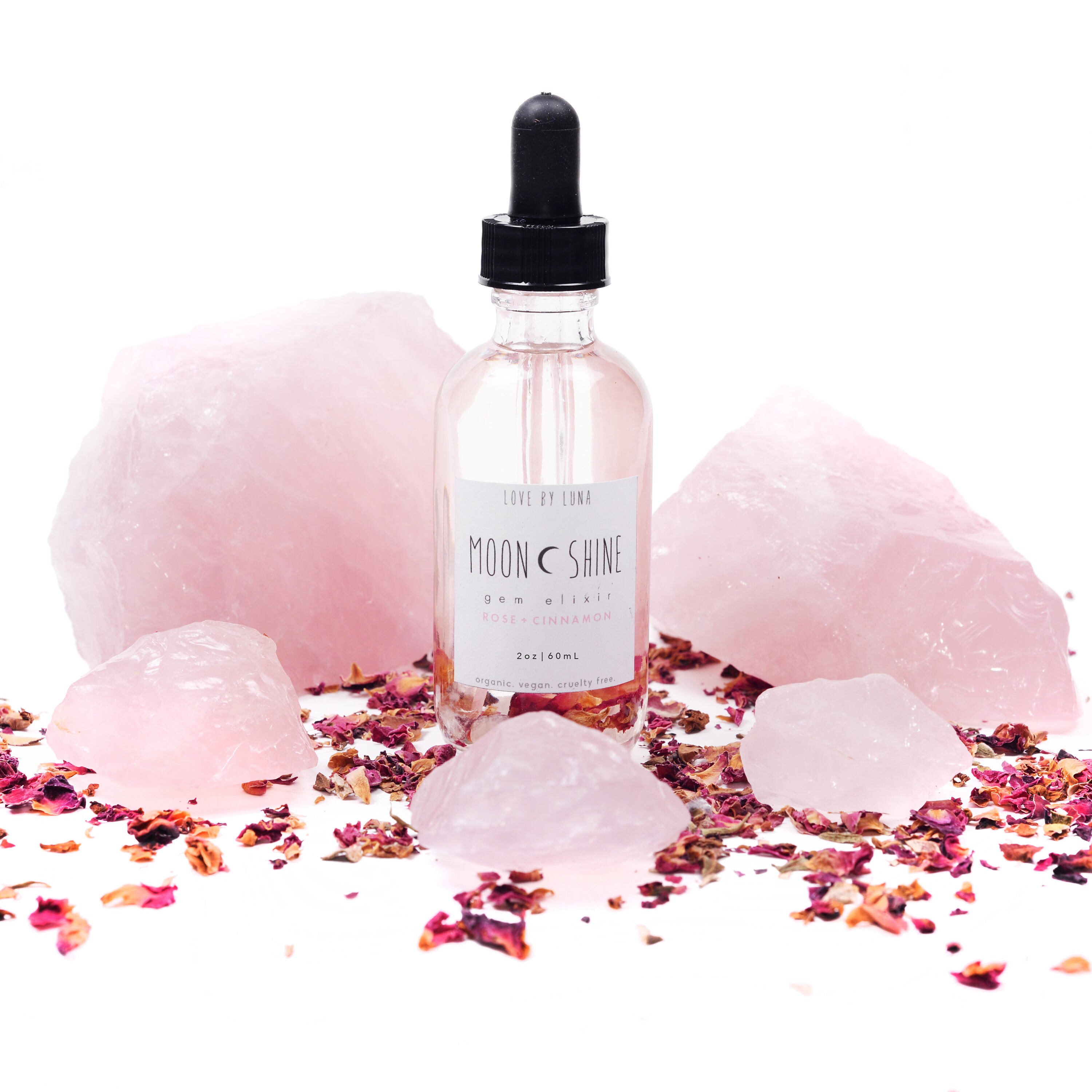 Organic Rose Cinnamon Gem Elixir \/ Rose Essential Oil Blend
