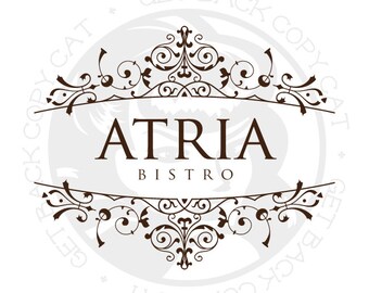 premade logo design customizable logo logo template ornate