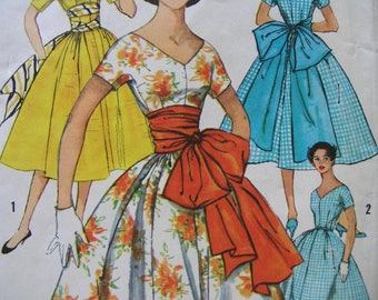 50s dress pattern | Etsy