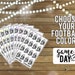 Football Game Day Planner Stickers, For use with Erin Condren Life Planner