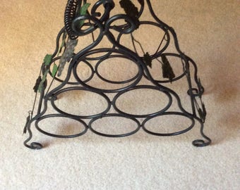Metal Wine Rack-Grape Wine Accents