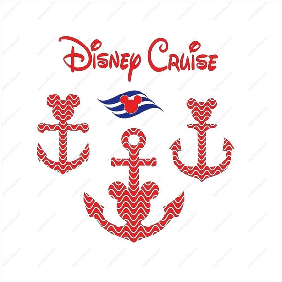 Download Disney Cruise SVG Mickey Anchor SVG Dxf Eps Png Ai for ...
