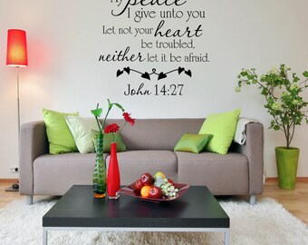 Scripture Wall Decal Bible Verse Christian Scripture Wall Decal Bible Verse Christian