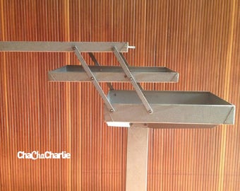 VINTAGE Trolley for objects, cabinet for objects on wheels for architects