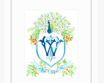 Winter Park Citrus Crest Print
